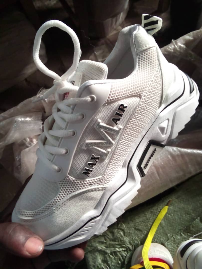 Men white sneakers